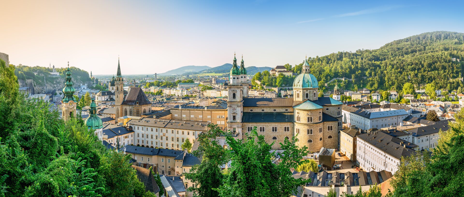 The city of Salzburg, Austria