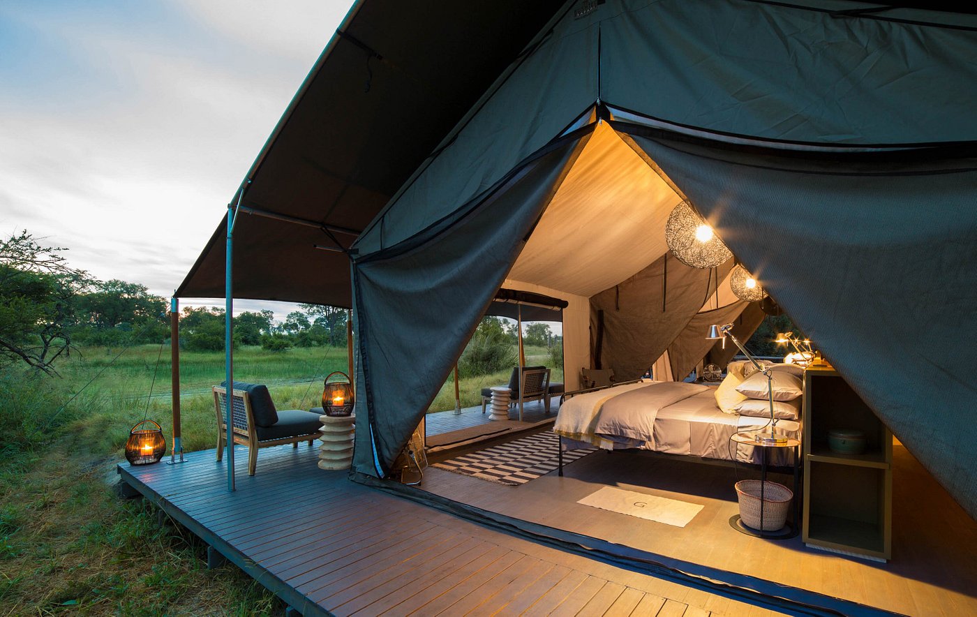 Gomoti Plains Camp tent