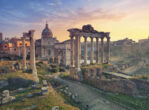 The Roman Forum in Rome, Italy