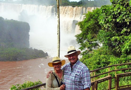 Sharon and Stan Dardis at Iguazu