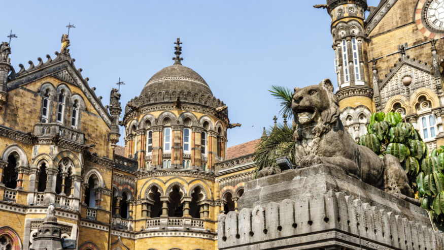 Exterior of the Chhatrapati Shivaji Terminus, formerly the Victoria Terminus Station