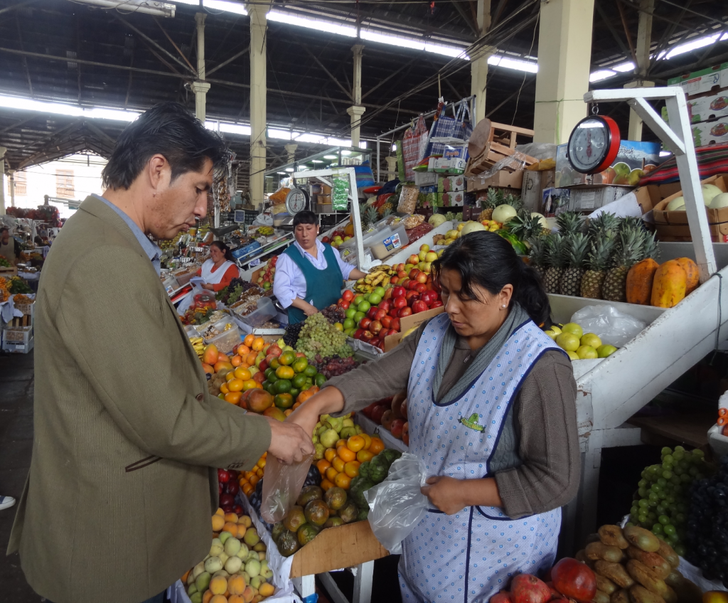 In Cusco's central market